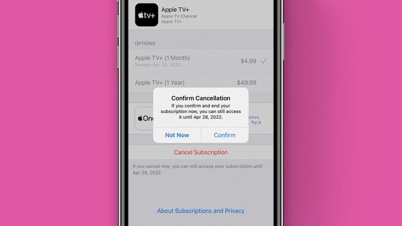How to Cancel Apple TV+ Subscription in