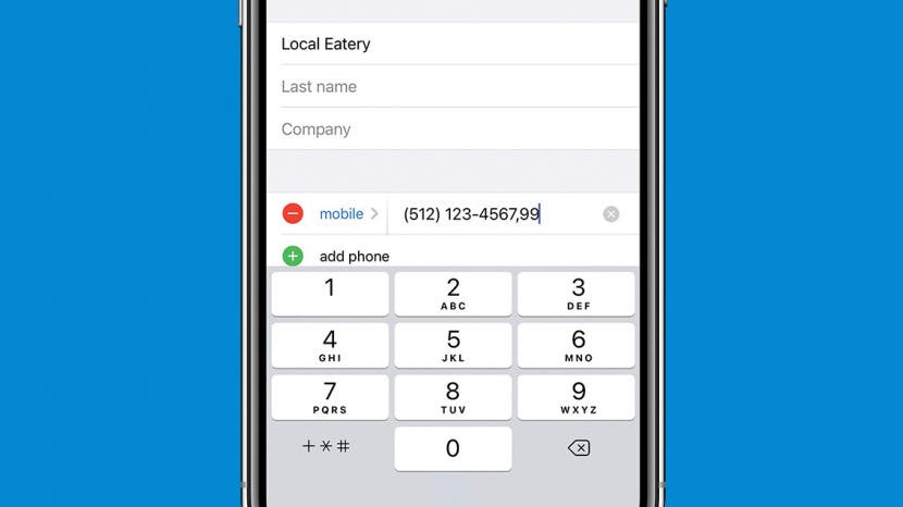 how to find my phone extension number iphone