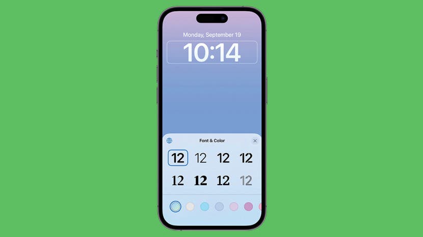How to Change the Style of the Clock on Your iPhone Lock Screen in iOS 16