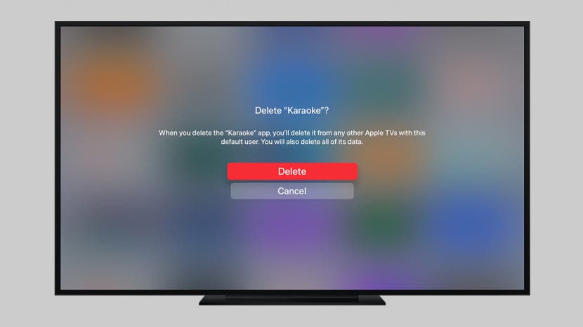 jøde kopi Skab How to Delete Apps on Apple TV