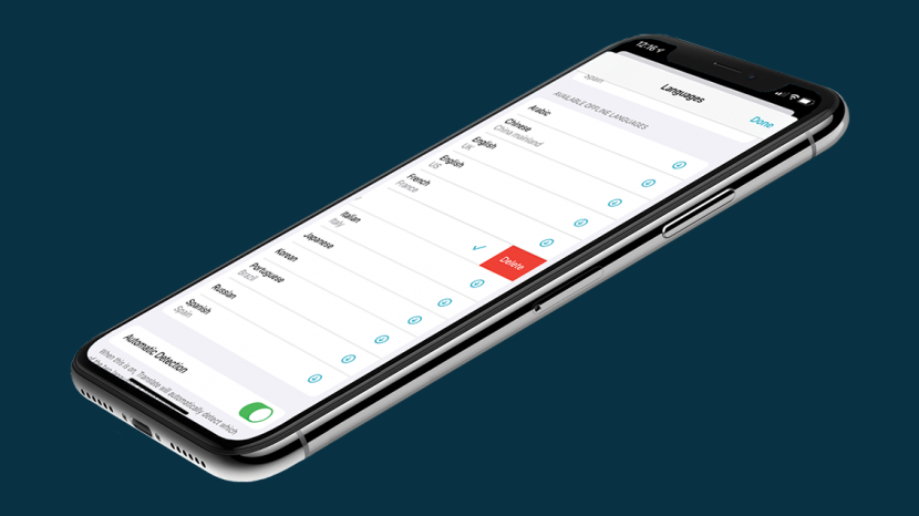 delete itranslate app on iphone