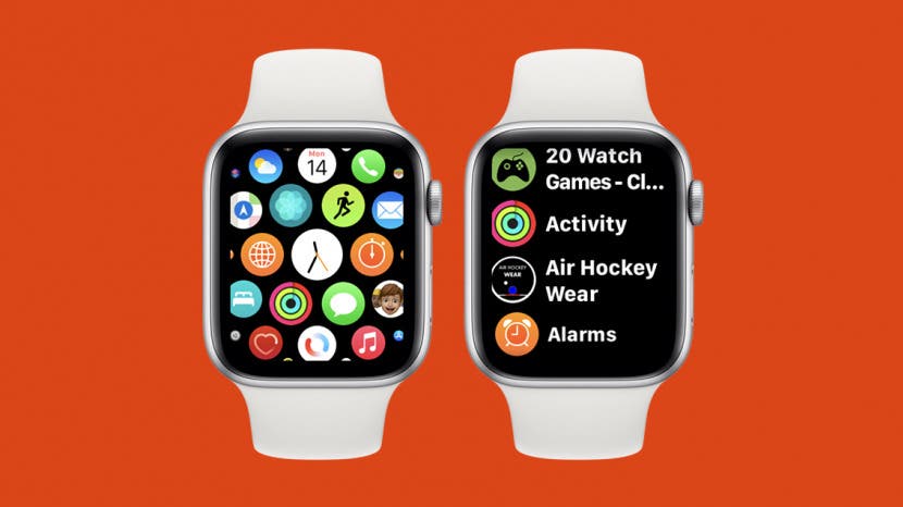 List view apple watch series 1 clearance