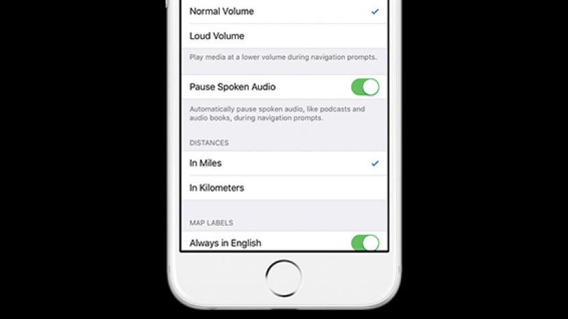 How to Pause Spoken Audio During Navigation Prompts in Apple Maps