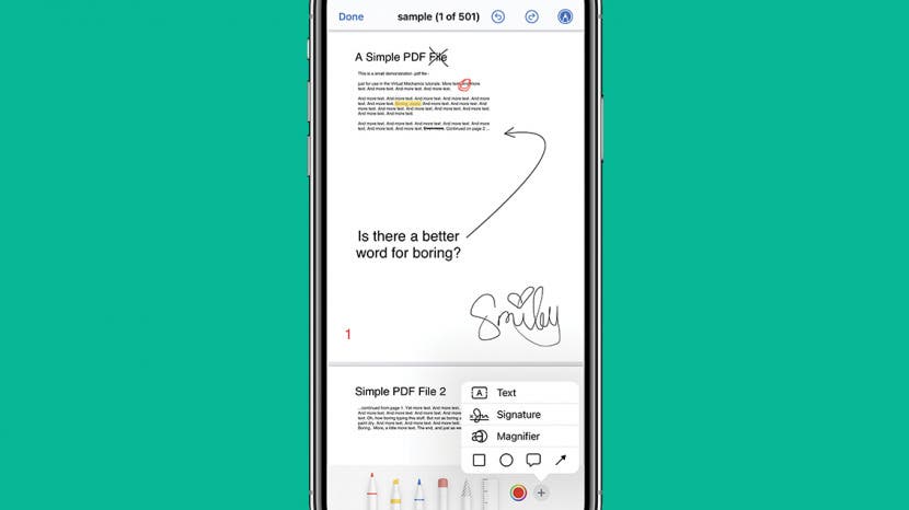 How to Edit a PDF on iPhone & iPad Using the Files App