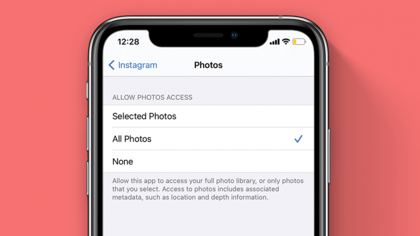 how to enable photo access on instagram