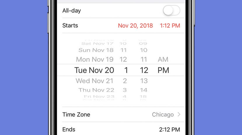 How To Set Precise Times More Quickly In The Calendar App On The Iphone Ipad