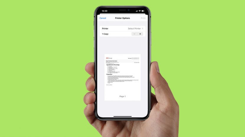 How to Print from Gmail on Iphone 