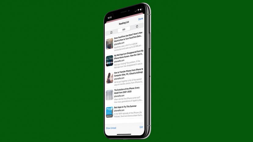 offline reading in safari