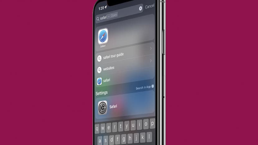 iphone safari goes to app store
