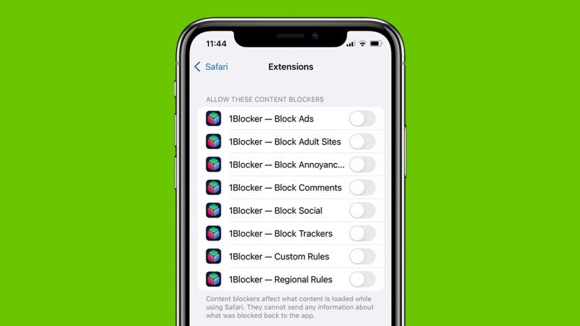 title= extensions for safari on ipad