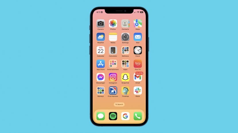 How to Remove the Search Button from Your Home Screen in iOS 16