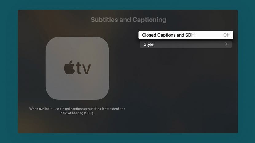 How to put subtitles netflix apple tv sales