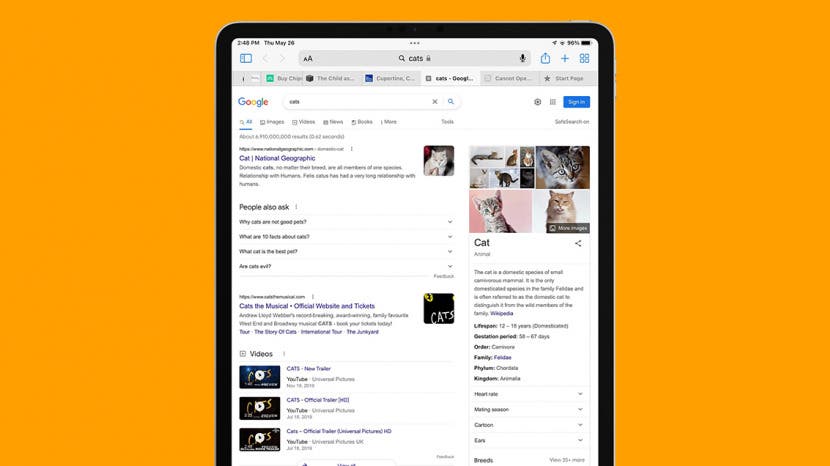 ios 15 safari tabs disappear