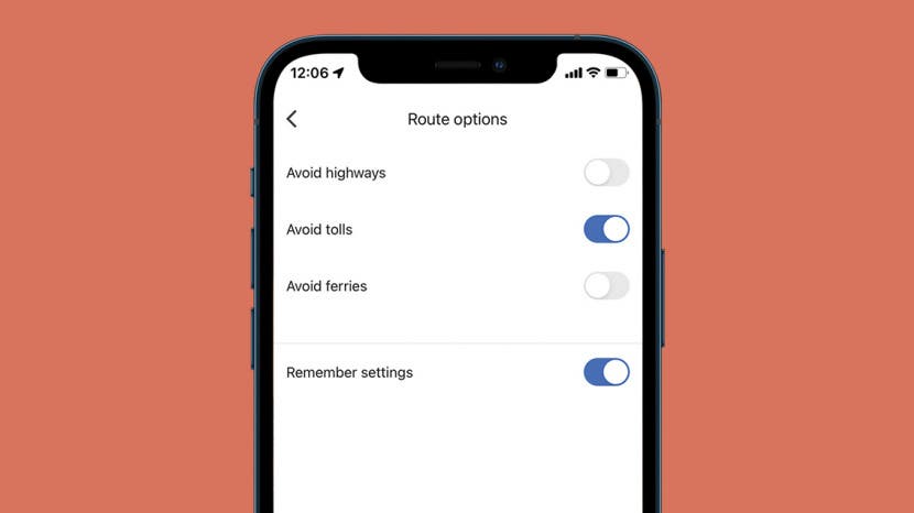 How To Avoid Toll Roads On Apple Google Maps On Iphone