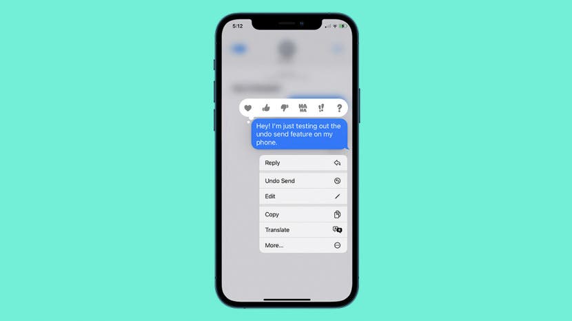 Apple's iOS 16 Software Update Will Allow You to Edit and Unsend Text Messages