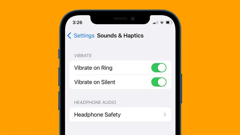 How to make your iphone vibrate when receiving calls texts