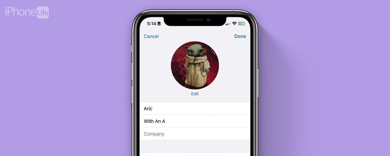 how to add a picture to a contact on iphone 14