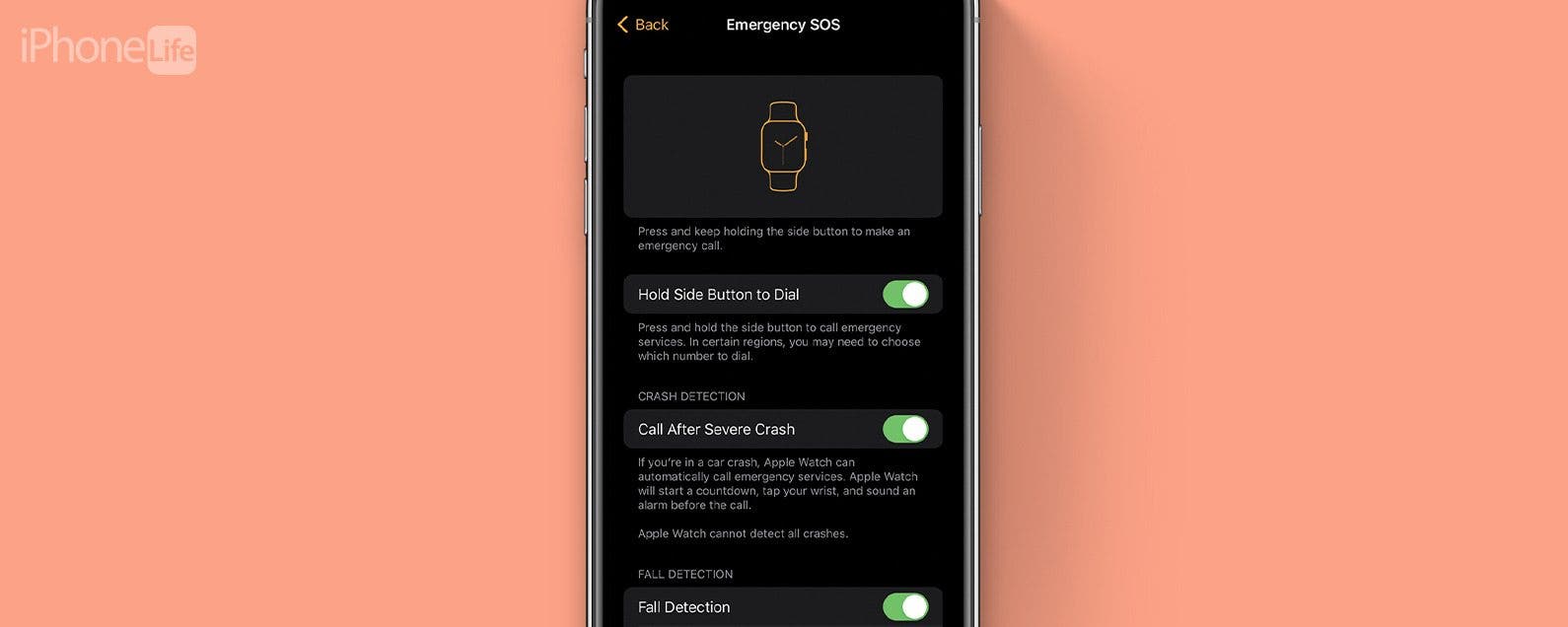 Use Crash Detection on iPhone or Apple Watch to call for help in an  accident - Apple Support