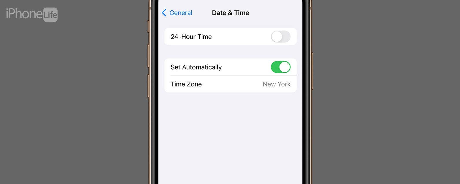 how to change date and time on iphone 15 pro max