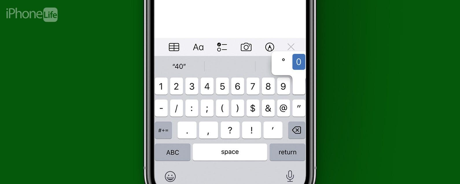 How to Easily Add the Degree Symbol on iPhone: Quick and Simple Tricks