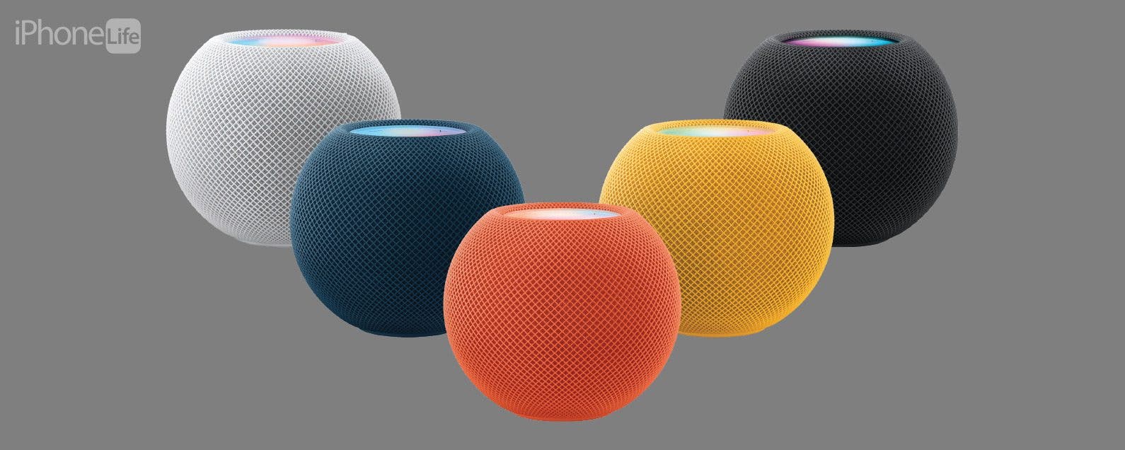 Apple's HomePod Mini comes in three colors, here's what they look