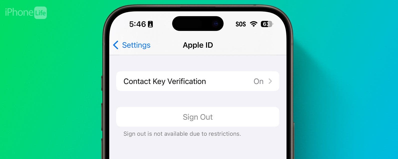 How to Fix Sign Out Is Not Available Due to Restrictions - Sign Out Is Not Available Due To Restrictions On Iphone