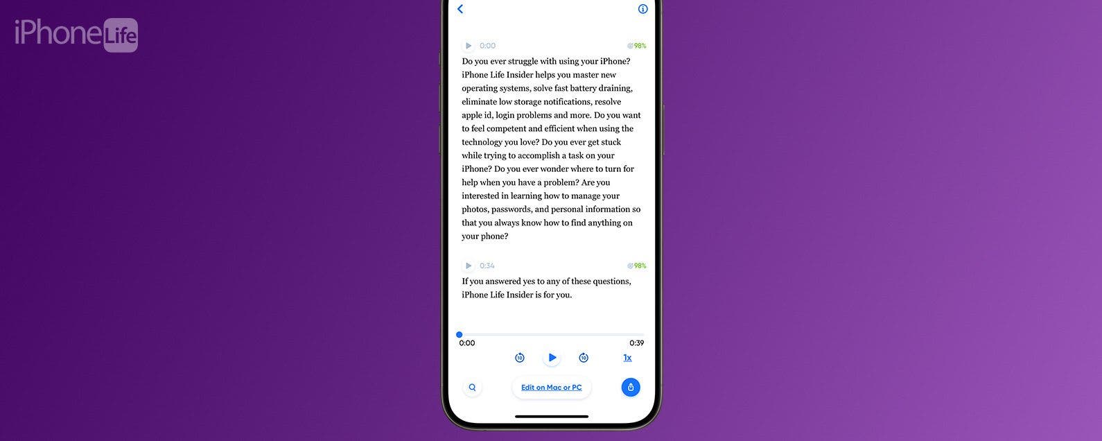 text to speech app for iphone