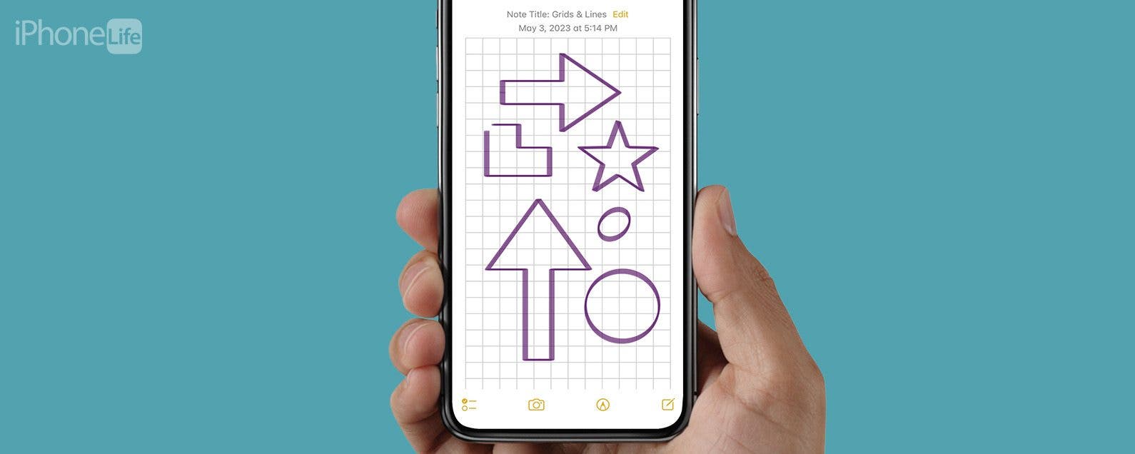 Neat & Tidy Notes: How to Draw with Lines & Grids in the Notes App