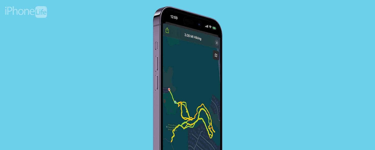 How to See Map of Your Last Hike in the Fitness App