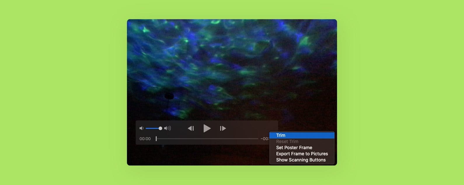 Trim video on Mac