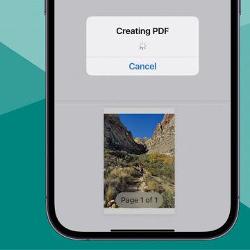 How to Save a Photo as a PDF on Your iPhone for Free