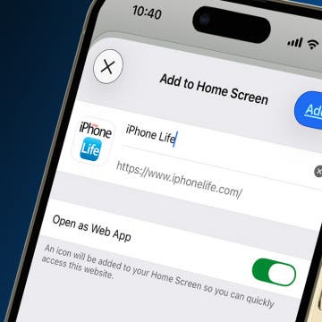 How to Add a Website to Your Home Screen on iPhone & iPad