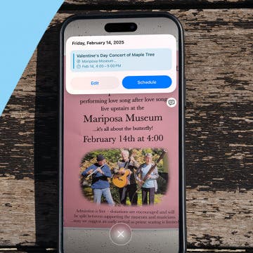 How to Use Visual Intelligence to Add an Event to Your Calendar