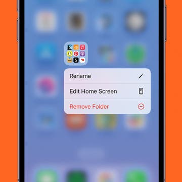 How to Delete App Folders on iPhone