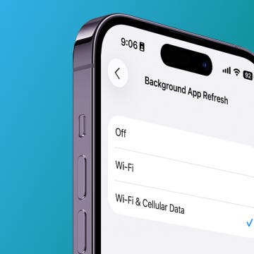 Change Background App Refresh to Wi-Fi Only on iPhone