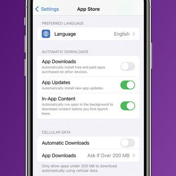 How to Turn On Automatic App Updates (iOS 17)