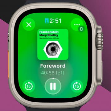 How to Listen to Audiobooks on an Apple Watch