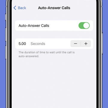Auto answer calls top image