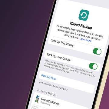 How to Back Up Your iPhone to iCloud