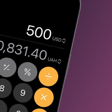 How to Use iPhone Calculator Conversion