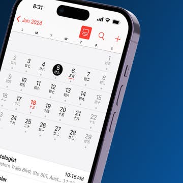 How to Use the Calendar on Your iPhone