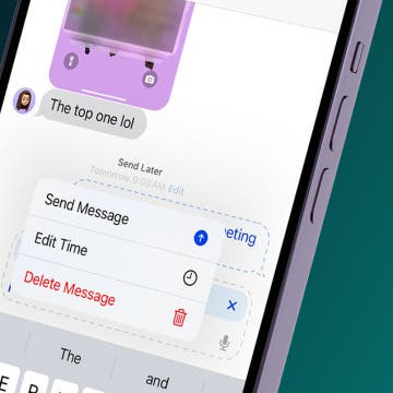 How To Cancel a Scheduled Text (iOS 18)