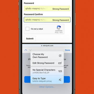 How to Edit a Safari Suggested Password