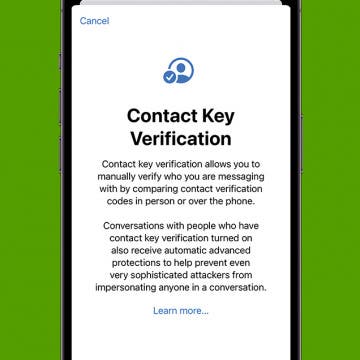 iMessage Contact Key Verification Explained