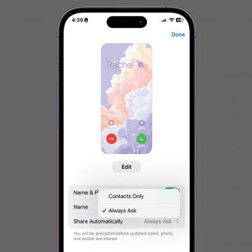 Share Contact Photo on iPhone: Automatic or Contacts Only