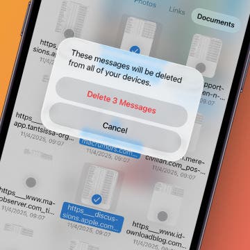 How to Delete Attachments But Not Conversations in Messages