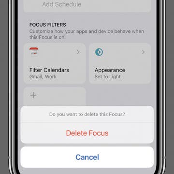 How to Delete a Focus on iPhone in Seconds (2023)