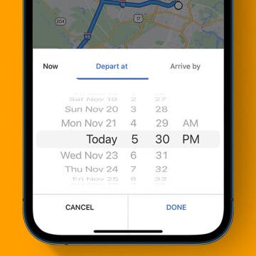 Google Maps Trip Planner: Set Departure & Arrival Times