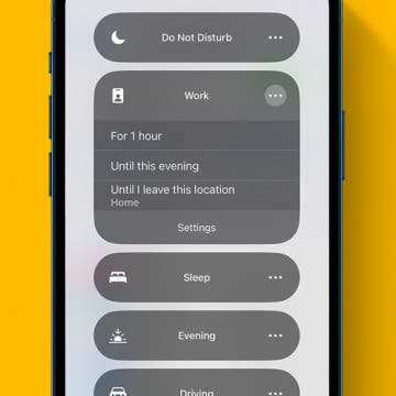 Set Focus to Turn Off When Leaving Your Current Location (iOS 17)