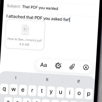 How to Send an Email on iPhone with Attachments